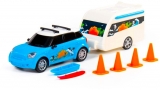Masinuta de vacanta cu rulota camper + accesorii, Polesie