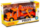 Camion Constructii Profi + Elevator cu lumina si sunet, Polesie