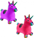 Unicorn din cauciuc, gonflabil, plusat, diverse culori