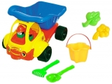 Basculanta cu figurina si accesorii pentru nisip Tupiko 
