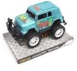 Jeep de jucarie cu frictiune, 16 cm 
