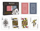 Set pachete carti Royal Canasta Poker, din plastic, 2 buc/set As Toys
