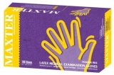 Manusi examinare latex fara pudra, marimea XL, 100 buc/set, Maxter