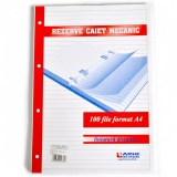 Rezerva caiet mecanic dictando A4 100 file Arhi