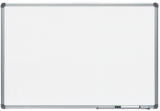 Whiteboard magnetic, suprafata lacuita, rama aluminiu, 90 x 60 cm Rocada
