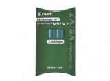 Rezerva roller, V5/V7 Hi-Tecpoint, 3 buc, verde, Pilot
