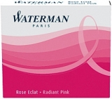 Rezerva stilou roz 6 buc/set Mini Radiant Pink Waterman 