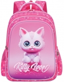 Ghiozdan S-Cool motiv 3D Kitty love