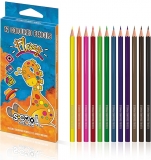 Creioane colorate flexibile Flexy 12 culori/set S-Cool