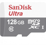 Card de Memorie Sandisk MicroSDXC, 128GB, Adaptor SD, Class 10