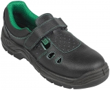Sandale de protectie S1, SRC, marime: 46, Negru / Verde, Rock Safety Jazz