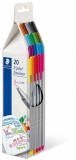 Fineliner Triplus 334, 20 buc/set Staedtler
