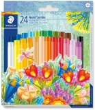 Creioane colorate ulei pastel Noris Club Jumbo 24 culori/set Staedtler