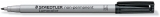 Marker non-permanent Lumocolor Staedtler 1 mm negru