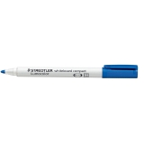 Marker tabla alba Lumocolor Compact 341 Staedtler albastru