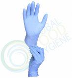 Manusi nitril nepudrate, violet-albastru, marimea XL, 100 buc/pachet