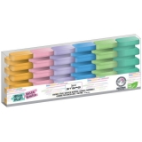 Radiera Steps culori pastel set 6 bucati/blister SERVE