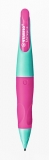 Creion mecanic EASYergo 1.4 roz neon/turcoaz dreptaci Stabilo