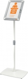 Stativ rama NOBO Premium Plus, cu cheie, A4, gri