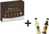 Pachet capsule cafea Tchibo Cafissimo Espresso Collection 6 cutii/set + cadou siropuri cafea vanilie 50ml si caramel 50ml, 5 to go 
