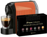 Espressor capsule Tchibo Cafissimo Easy Curcuma + set capsule cafea Tchibo Premium Collection 6 cutii/set