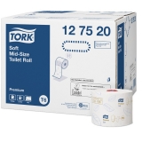 Hartie igienica 127520, 2 straturi, 27 buc/bax, Mid-size Premium Soft Tork 