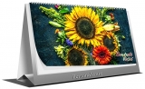 Calendar de birou Bouquets, 21 x 10 cm, 6 file, 2026