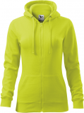 Trendy Zipper hanorac pentru dama lime, Malfini