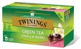 Ceai verde cu cirese si vanilie 25 pliculete Green Cherry Vanilla Twinings 