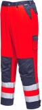Pantaloni Hi-Vis, rosu/navy, M, regular, Lyon, Portwest