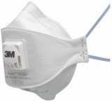 Masca FFP3 3M, supapa Aura 9332, alb