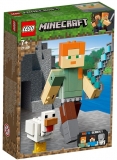 Alex Minecraft BigFig cu gaina 21149 LEGO Minecraft