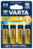 Baterie alcalina R6 (AA), 4 buc/blister LongLife Varta