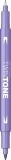 Dual Marker TwinTone 21 Pale Purple Tombow