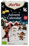 Calendar Advent, selectie de ceaiuri bio, 24 pliculete, Yogi Tea