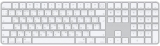 Magic Keyboard with Touch ID and Numeric Keypad for Mac models with Apple silicon - Ukrainian - White Keys