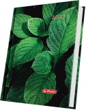 Agenda Herlitz datata 2027, A5, Motive, 352 pagini, coperta buretata, motiv Green