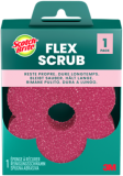 Burete de curatat vase, 3M, Scotch-Brite, Flex Scrub, roz, antizgarieturi