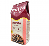 Cafea boabe Costa Crema Velvet, Medium Roast, 1 kg