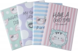 Caiet romana cu coperta M&G, So many cats, B5, 96 de pagini, diverse modele