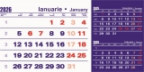Calendar birou, TRIPTIC, 2026