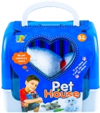 Catelus din plus, cu accesorii si cusca