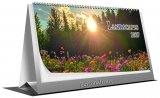 Calendar de birou Landscapes, 21 x 10 cm, 6 file, 2027