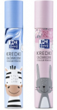 Creioane colorate rotunde Oxford Kids, mina 3 mm, set 12, diverse culori