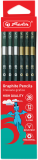 Creion grafit 2B, mina 2.4 mm, set 12, Herlitz