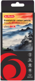 Creioane colorate Bi-Color, mina 4mm, 12 bucati, 24 culori, Herlitz