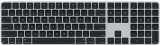Apple Magic Keyboard (2024) cu Touch ID, Numeric Keypad - US English - Black Keys