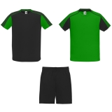 Echipament sportiv copii Juve, Unisex, verde tei-negru, Roly