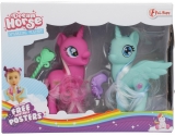 Figurine unicorn si accesorii, 2 buc/set. diverse culori, Toi-Toys