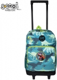 Ghiozdan scolar tip trolley Dino, S-Cool